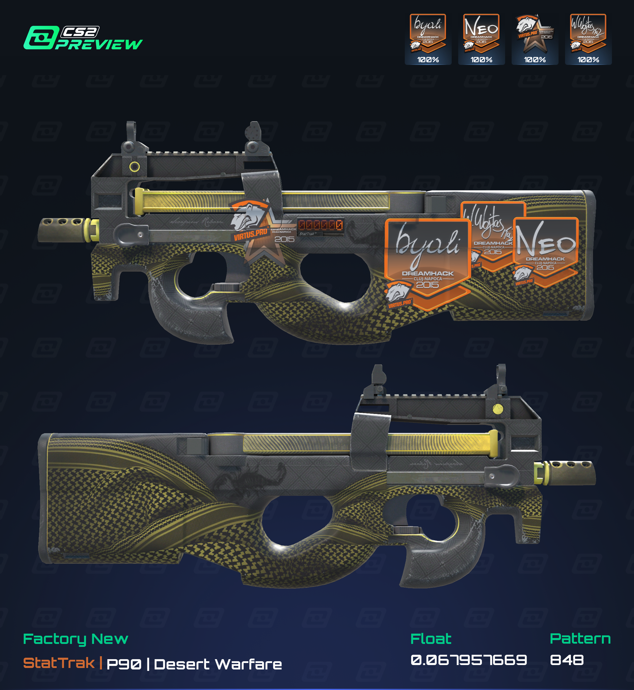 Best CS2 Crafts & Skins with CS2Preview | Sticker Search and Crafting